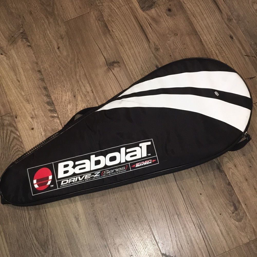 Babolat Drive Z Series Tennis Racquet Bag single Black White Carry